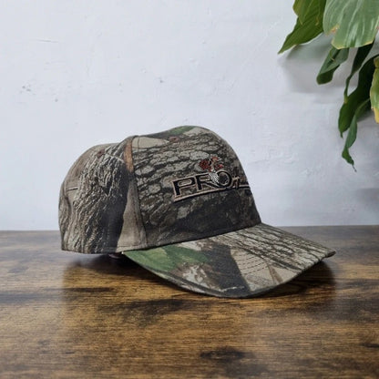 Vintage American Baseball Hat Snapback cap one size adjustable brown realtree pro hunting bird