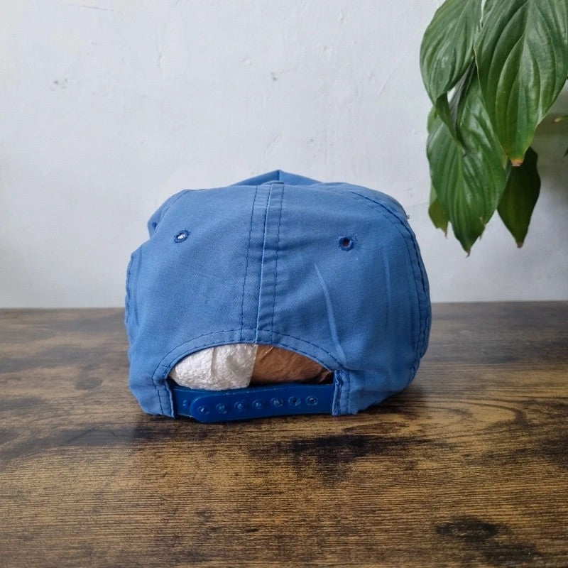 Vintage American Trucker Hat Snapback cap one size adjustable blue Murray Express football