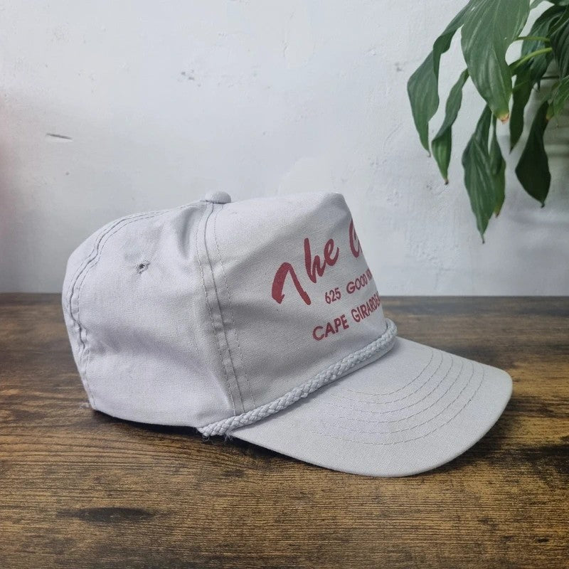 Vintage American Trucker Hat Snapback cap one size white The Club good hope