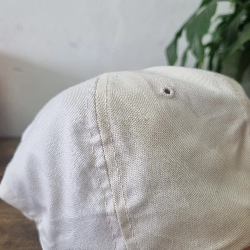 Vintage American Trucker Hat Snapback cap one size adjustable white Freescan inc