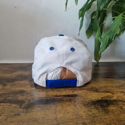 Vintage American Baseball Hat Snapback cap one size adjustable white blue san Francisco