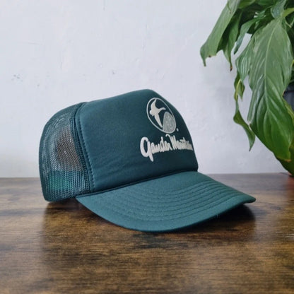 Vintage American Baseball Hat Snapback cap one size adjustable green gander mountain