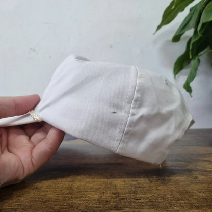 Vintage American Trucker Hat Snapback cap one size adjustable white Frank's Auto Glass