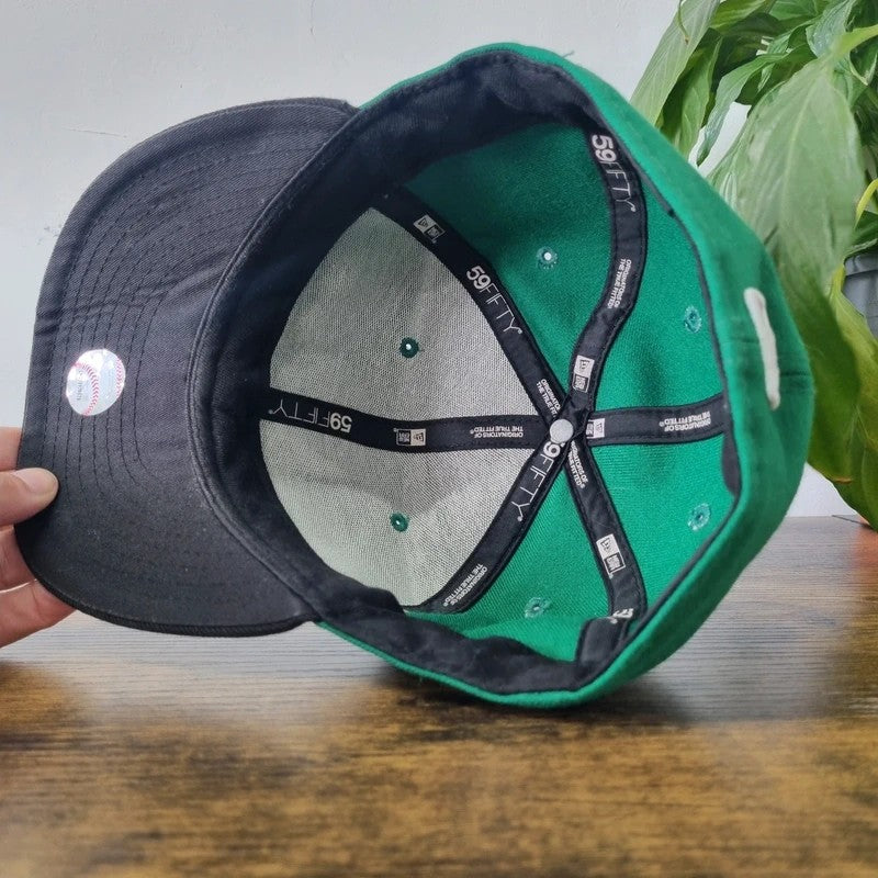New era 59fifty Baseball Hat Snapback cap one size 7 3/8 green sands Francisco giants