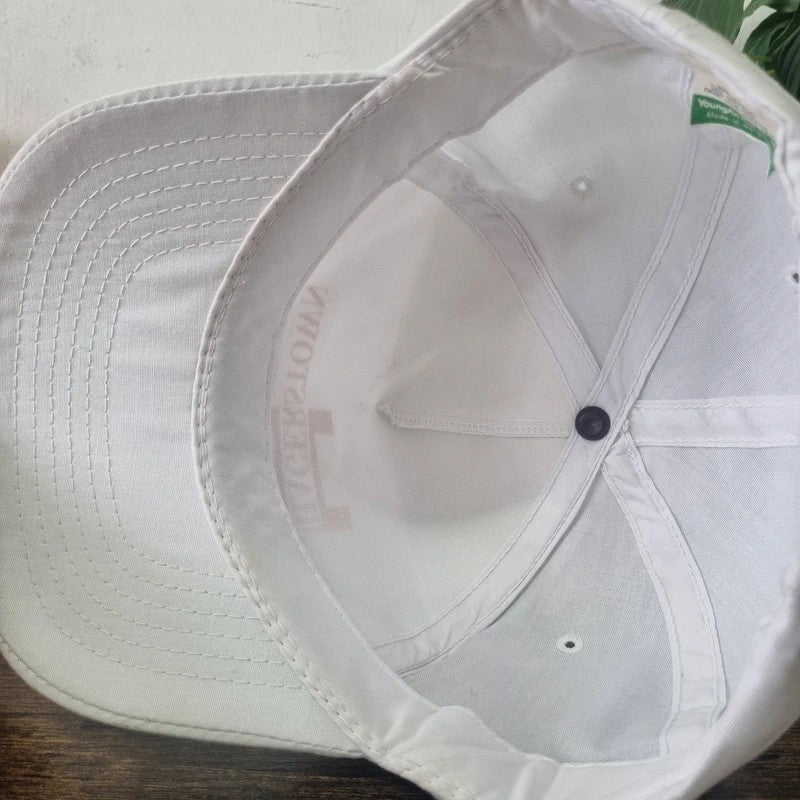 Vintage American Trucker Hat Snapback cap one size white Hagerstown kitchen