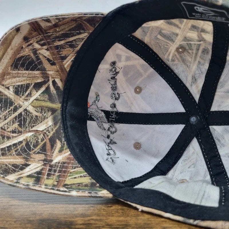 Vintage American Baseball Hat Snapback cap one size adjustable guide service Duck realtree camo