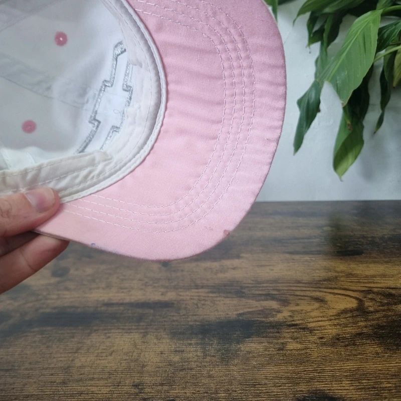 Vintage Chevrolet baseball Hat Snapback cap one size adjustable white pink y2k