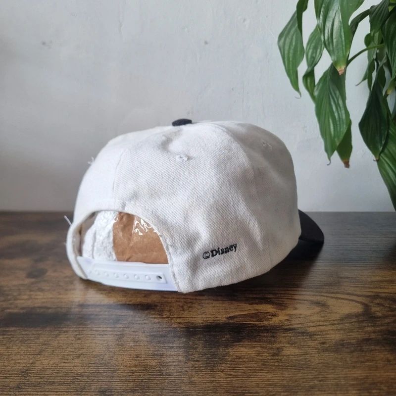 Vintage disney promo baseball Hat Snapback cap one size cream black 101 dalmatian