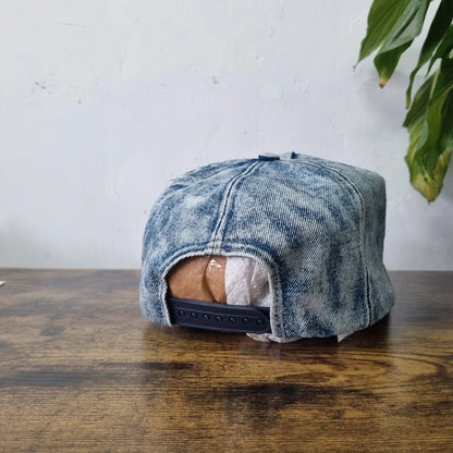 Vintage American Baseball Hat Snapback cap one size adjustable faded denim san Francisco