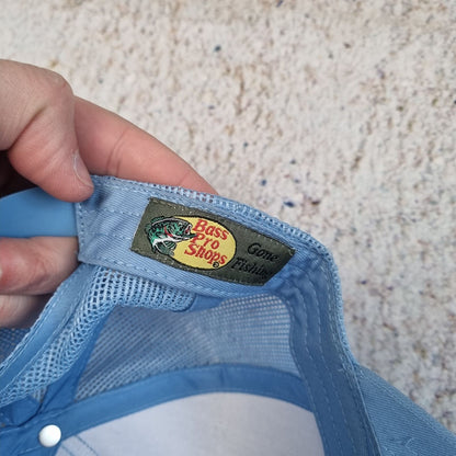 Bass Pro Shop Snapback Cap Trucker Mesh  - Blue - One Size