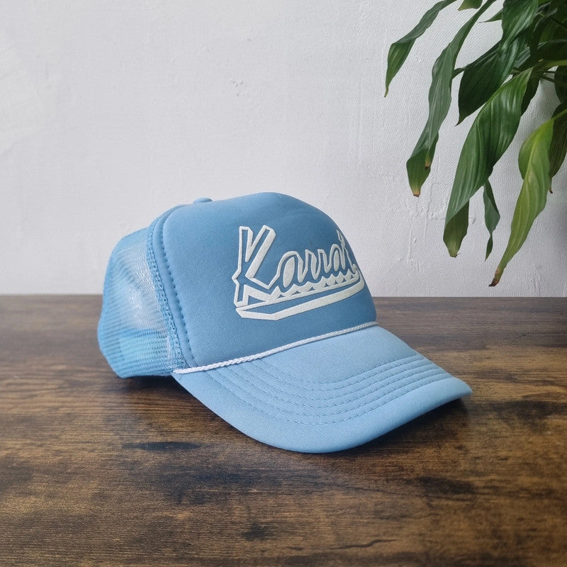 Vintage American Trucker Hat Kawai snapback hat one size adjustable 90s Surf y2k