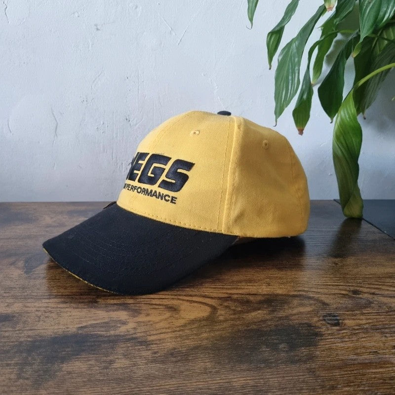 Vintage American Baseball Hat Snapback cap one size adjustable jegs black yellow