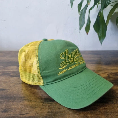 John deere Baseball Hat Snapback cap one size adjustable green yellow