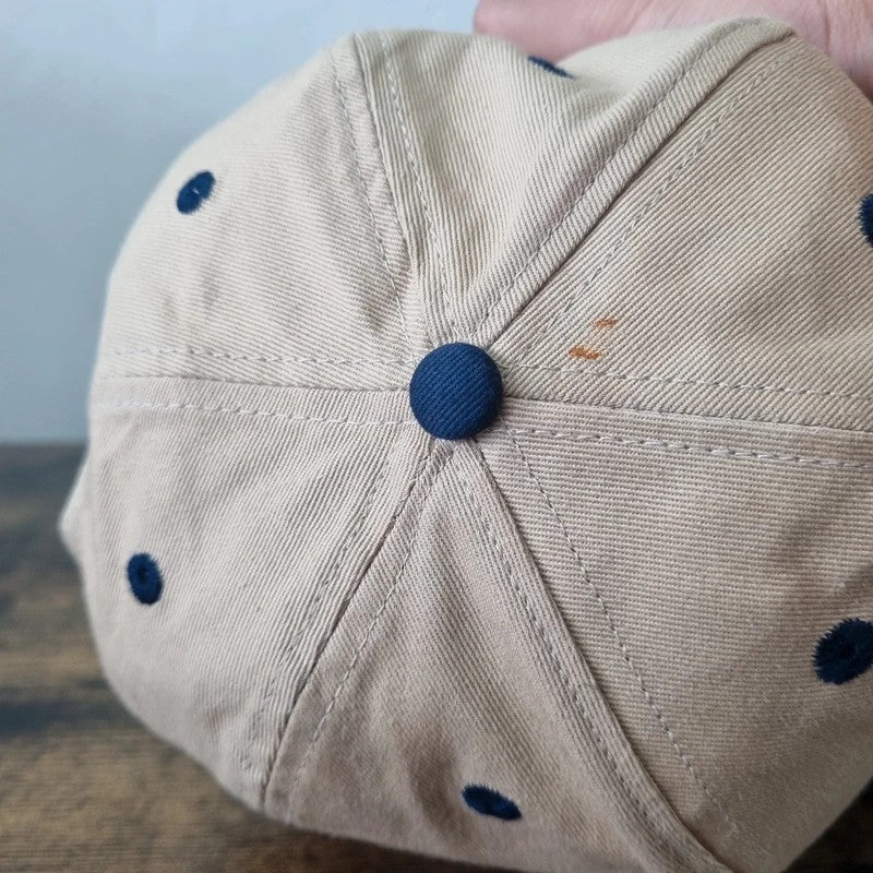 Vintage American Baseball Hat Snapback cap one size adjustable beige blue we be jammin bahams