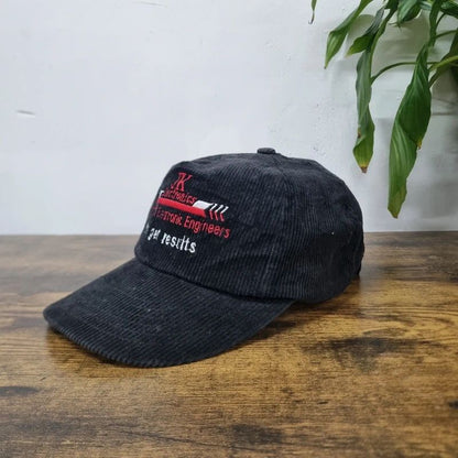 Vintage American Trucker Hat Snapback cap one size adjustable black JK electronics