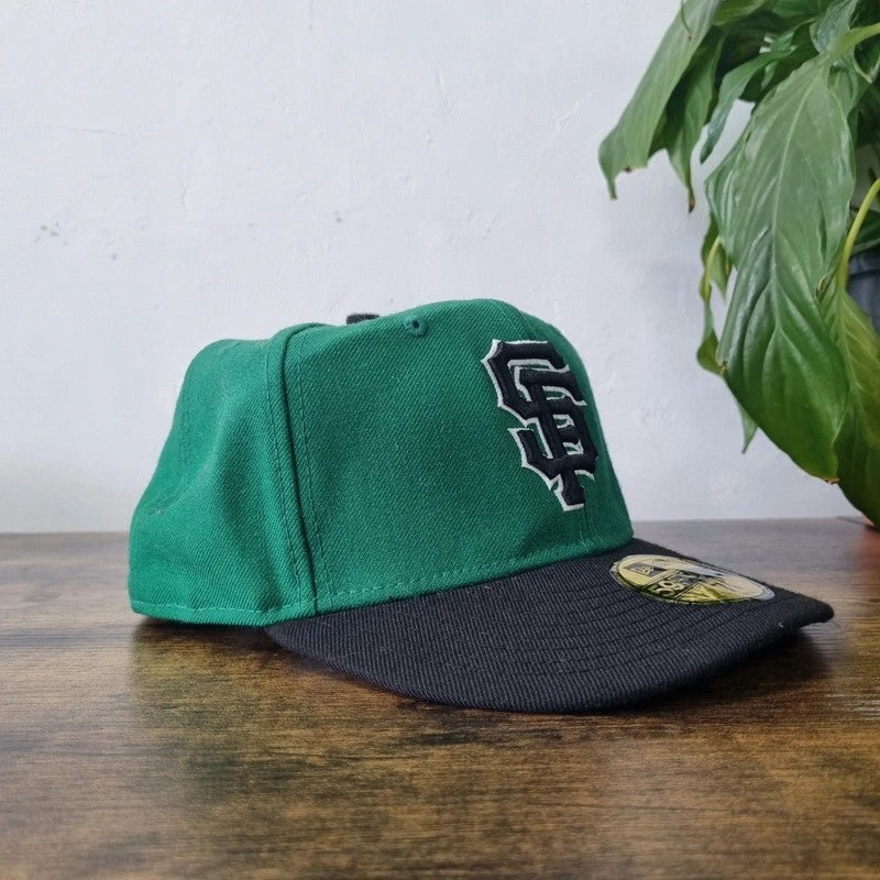 New era 59fifty Baseball Hat Snapback cap one size 7 3/8 green sands Francisco giants