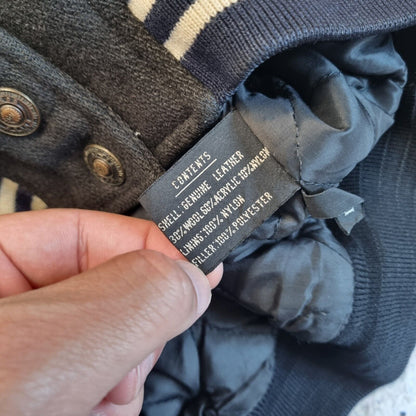 Guess Varisty Jacket Leather Jacket Womens Medium Marciano Edition Floral