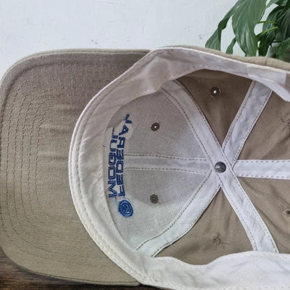 Vintage American Trucker Hat Snapback cap one size beige federal mogul