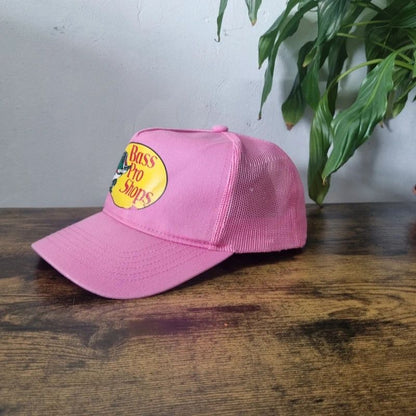 Bass Pro Shop Baseball Hat Snapback cap one size adjustable rose pink