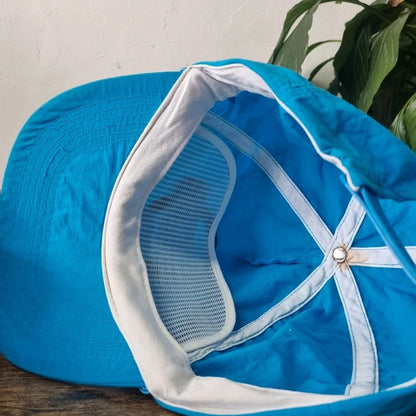 Vintage American Trucker Hat Snapback cap one size adjustable Conair blue