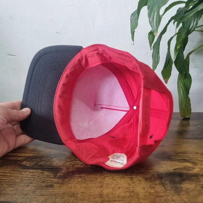 Vintage American baseball Hat Snapback cap one size adjustable Amoco Supply Co red