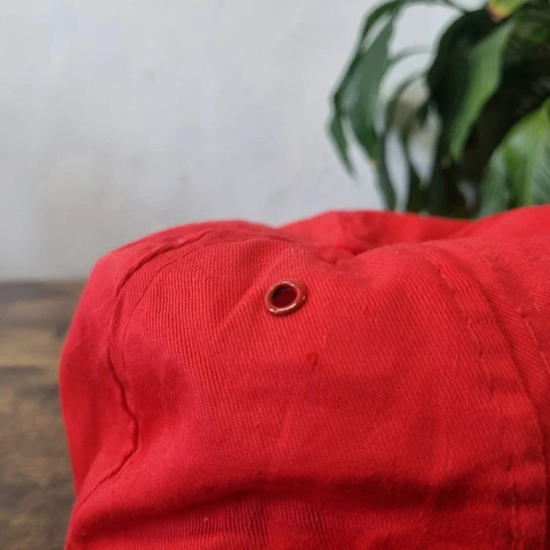 Vintage Trucker Hat Snapback cap one size adjustable red Olympic 2000 Manchester bid