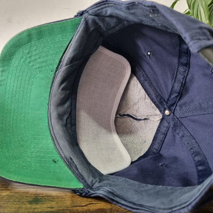 Vintage American Trucker Hat Snapback cap one size navy  alabama fishing rodeo