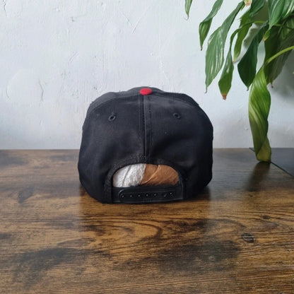 Vintage American Baseball Hat Snapback cap one size adjustable black red Honda Fastpitch