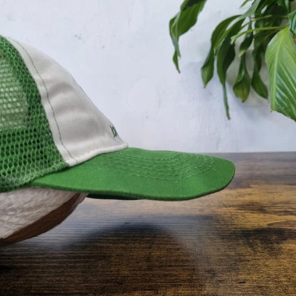 Vintage John Deere Baseball Hat Snapback cap one size adjustable green white