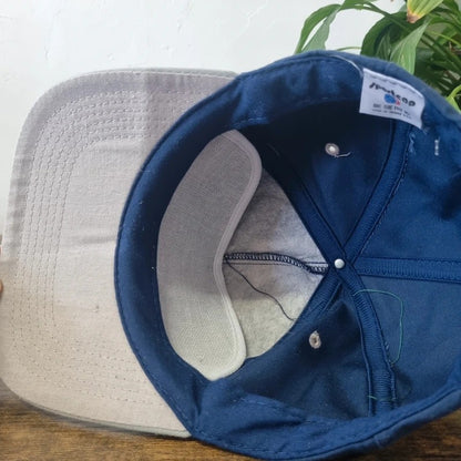Vintage American Baseball Hat Snapback cap one size adjustable Navy grey Dallas