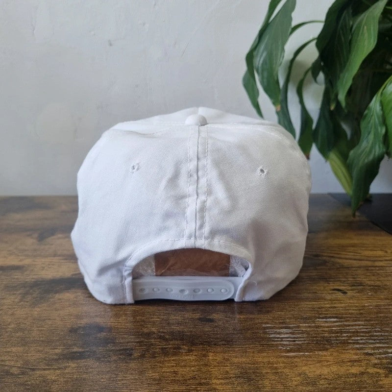 Vintage American Trucker Hat Snapback cap one size adjustable white diamond drilling