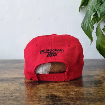 Vintage American Trucker Hat Snapback cap one size adjustable red Skunk animal