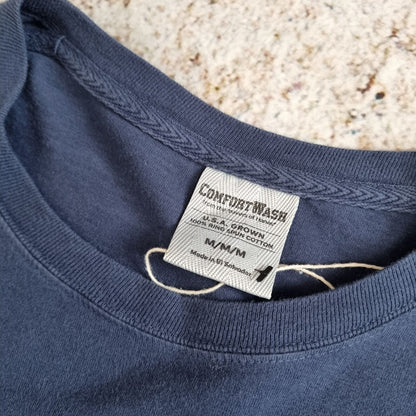 Comfort wash BASEBALL T SHIRT HOT STOVE SALOON Y2K 00'S - Blue - Size M