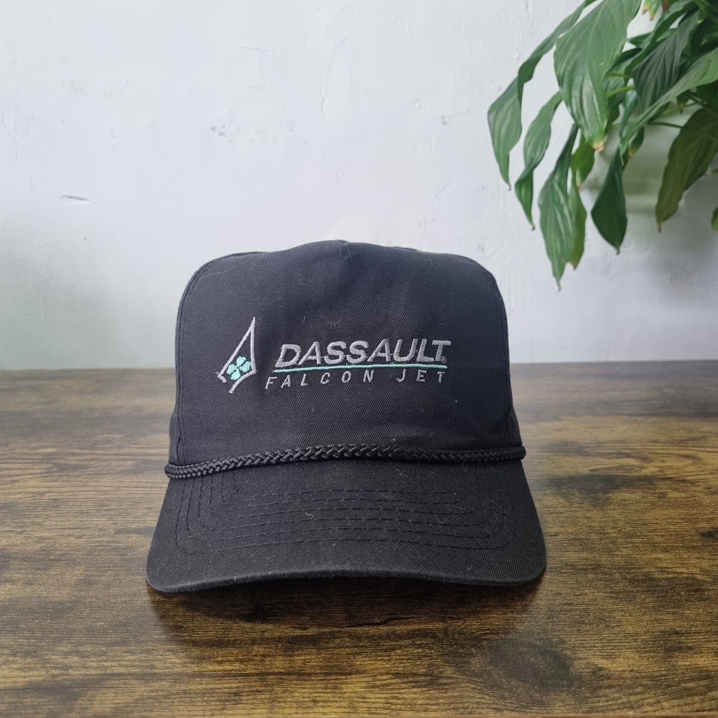 Vintage American Trucker Hat Snapback cap one size adjustable black Dassault