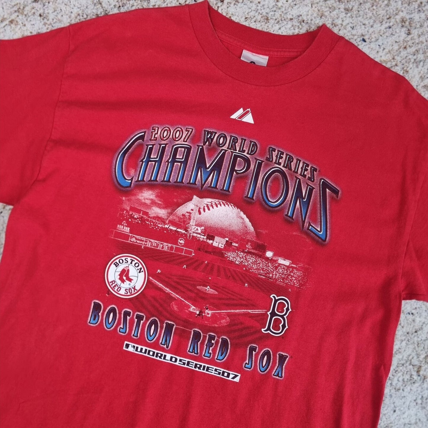 AAA T-SHIRT BOSTON RED SOX 2007 MLB TOP TEE  - Red - Size M