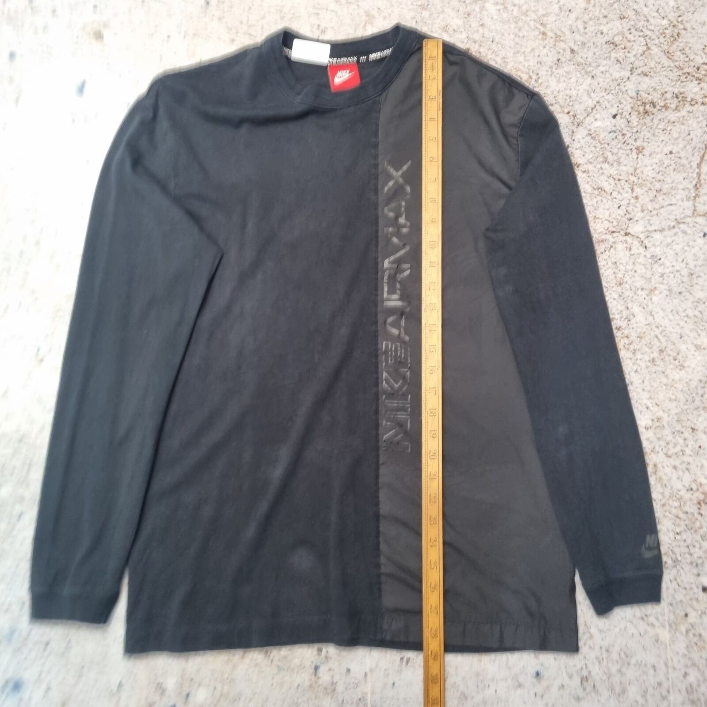 Nike SWEATSHIRT AIR MAX LONG SLEEVE TOP MENS - Black - Size M