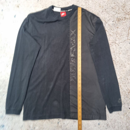 Nike SWEATSHIRT AIR MAX LONG SLEEVE TOP MENS - Black - Size M