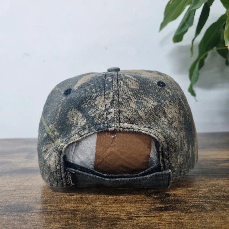 Vintage American Baseball Hat Snapback cap one size adjustable realtree camo Pesi Cola