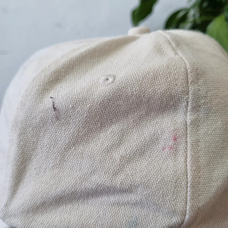 Vintage American Baseball Hat Snapback cap one size cream cayman jacket crocodile