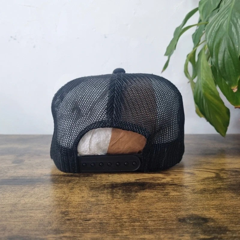 Vintage American Baseball Hat Snapback cap one size adjustable black nelson international