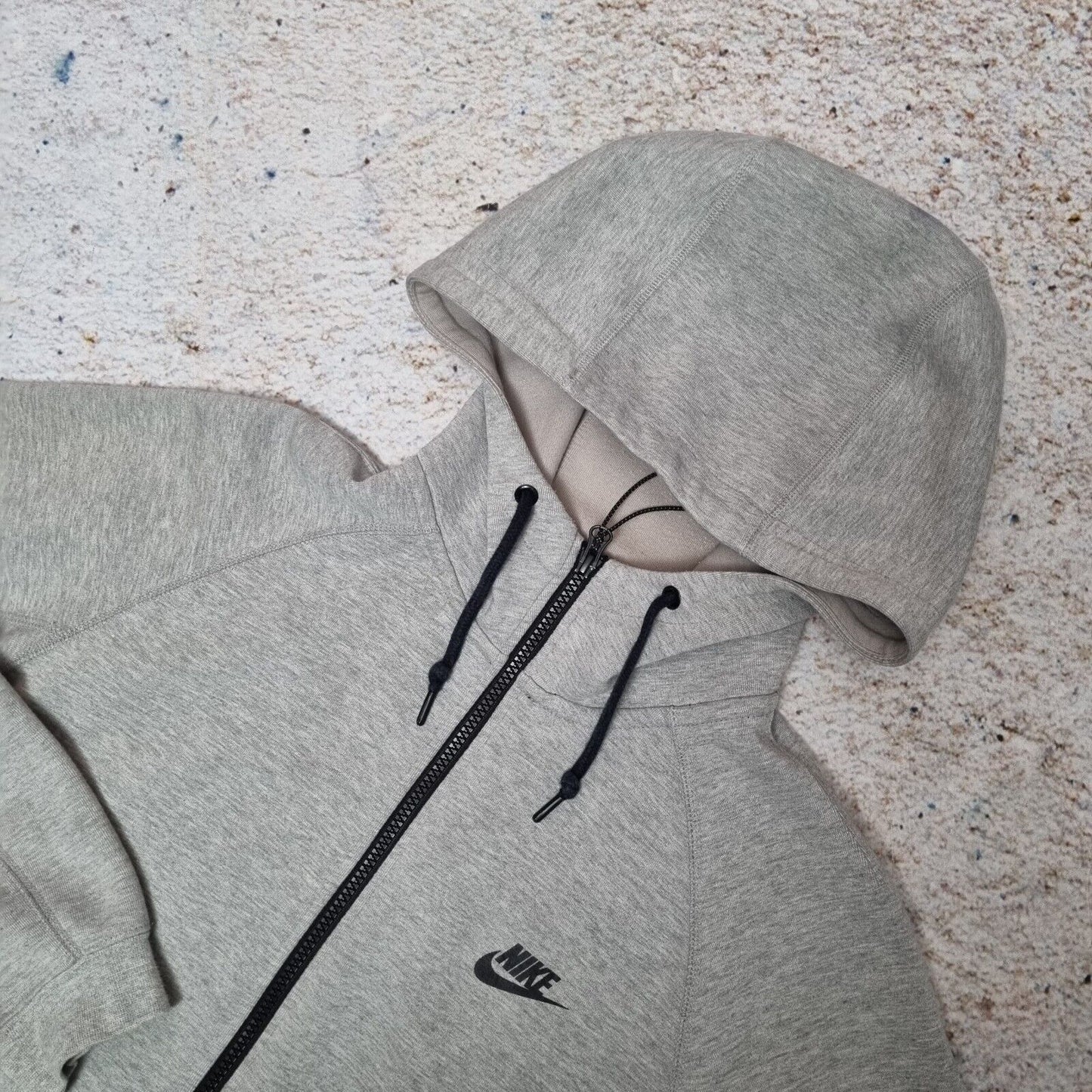 Men's Nike Tech Fleece AW77 Hoodie 7 Grey Zip up Hooded Size Small Men's