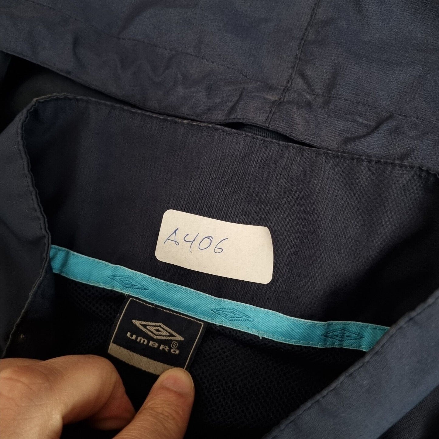 Umbro West Bromwich Albion Training Jacket Zipped Blue Mens Size L