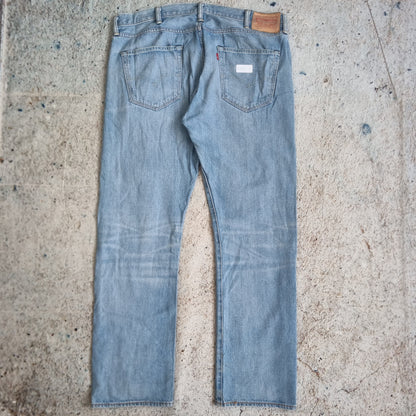 Levi's 501 Jeans Straight Leg Button Fly Red Tab Stonewash Size W38 L30 Blue
