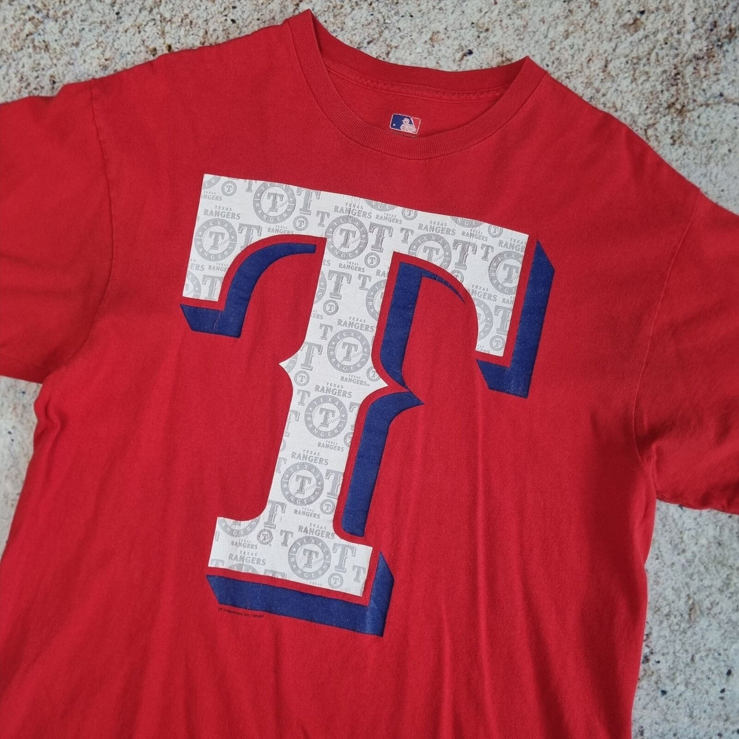 MLB T-SHIRT TEXAS RANGERS MLB USA TOP TEE  - Red - Size L