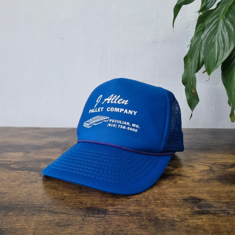 Vintage Trucker Mesh Snapback hat Pallet Company one size adjustable usa 90s
