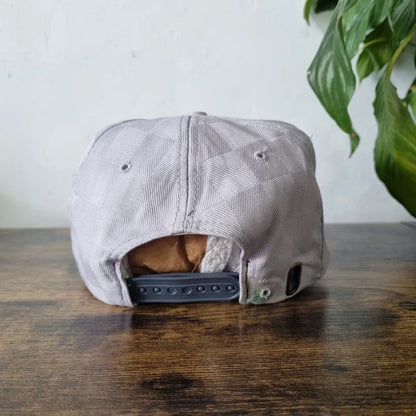Vintage American Trucker Hat Snapback cap one size adjustable grey international harvester