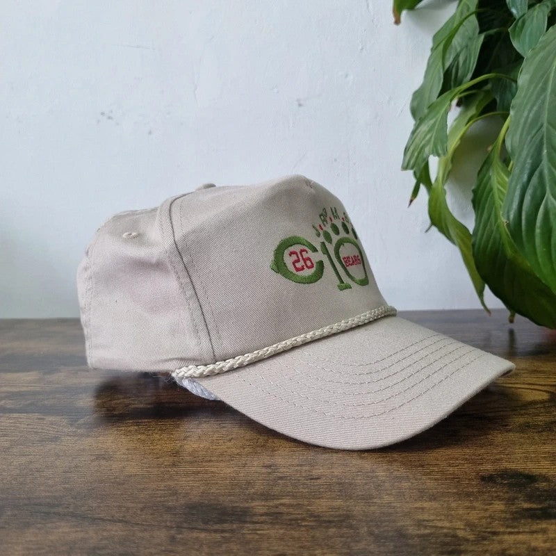 American baseball Hat Snapback cap one size beige bears Jose Rizal Memorial State College