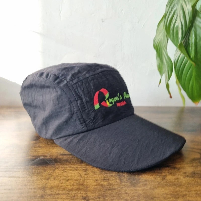 Vintage American Baseball Hat 5 panel cap one size black Roger's Place Aruba