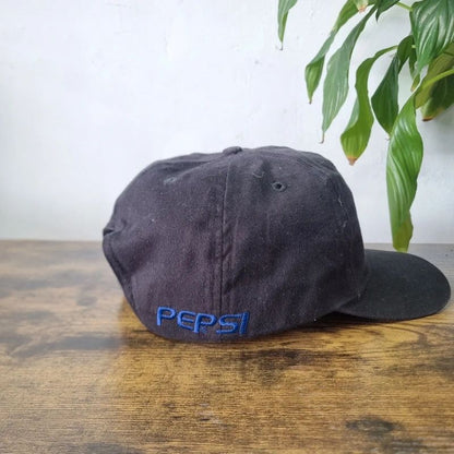 Vintage Pepsi baseball Hat Snapback cap one size adjustable black