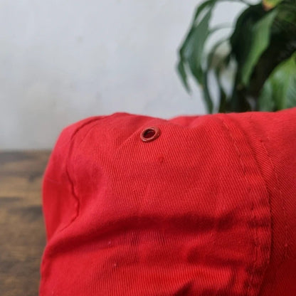 Vintage Trucker Hat Snapback cap one size adjustable red Olympic 2000 Manchester bid